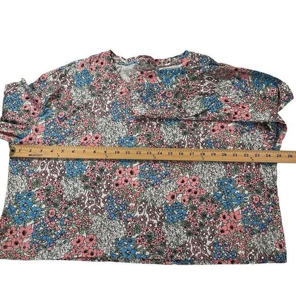 BCBGeneration Garden Multicolor Long Sleeves Top Size X Large New‎ - Picture 4 of 8